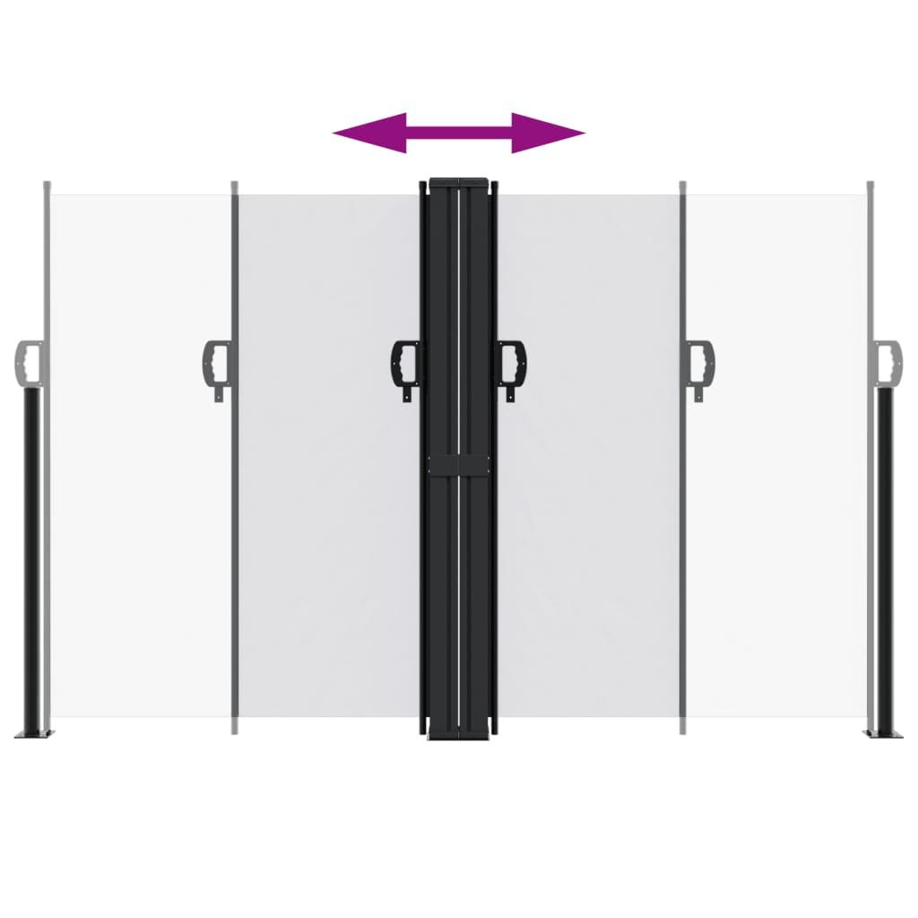 Toldo lateral retráctil antracita 160x1200 cm