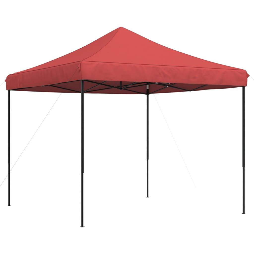 Tienda de fiesta plegable Pop-Up burdeos 292x292x315 cm