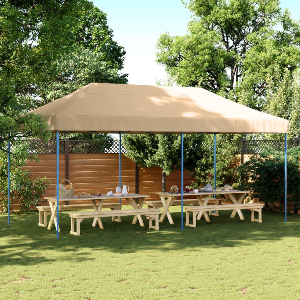 Tienda de fiesta plegable Pop-Up naranja 580x292x315 cm