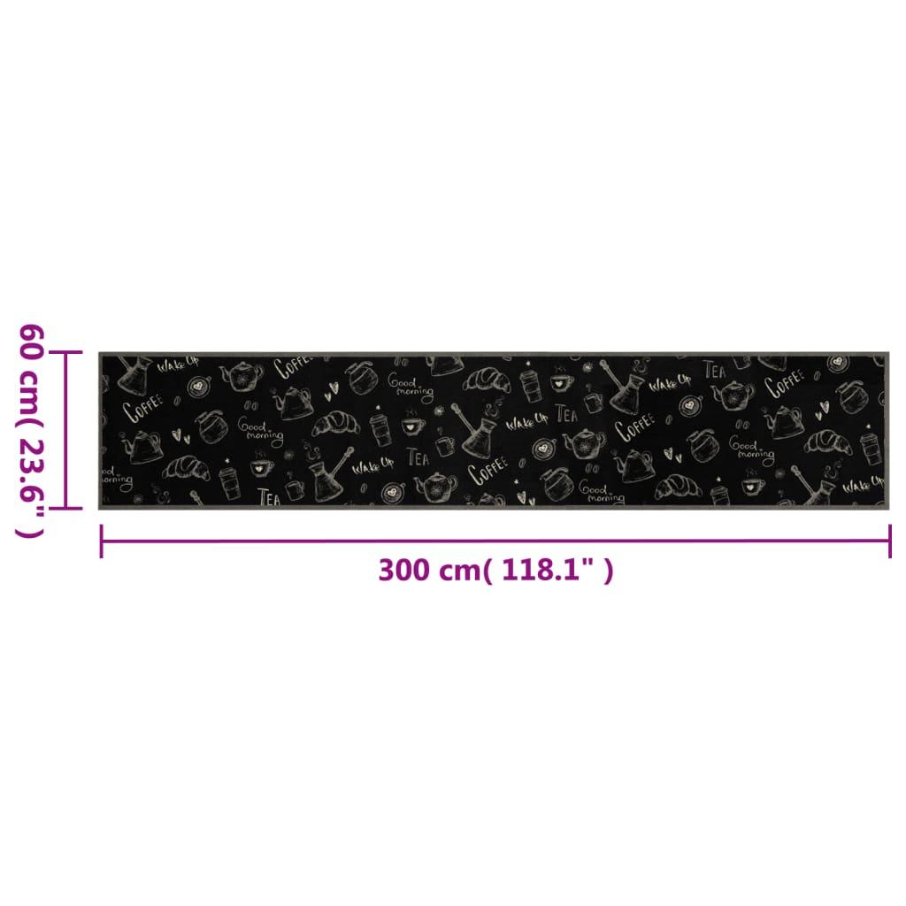 Alfombra de cocina lavable terciopelo Morning