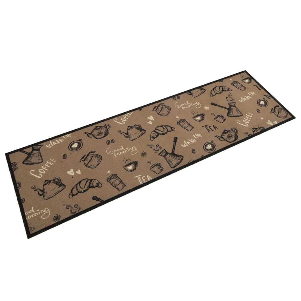 Alfombra de cocina lavable terciopelo Morning