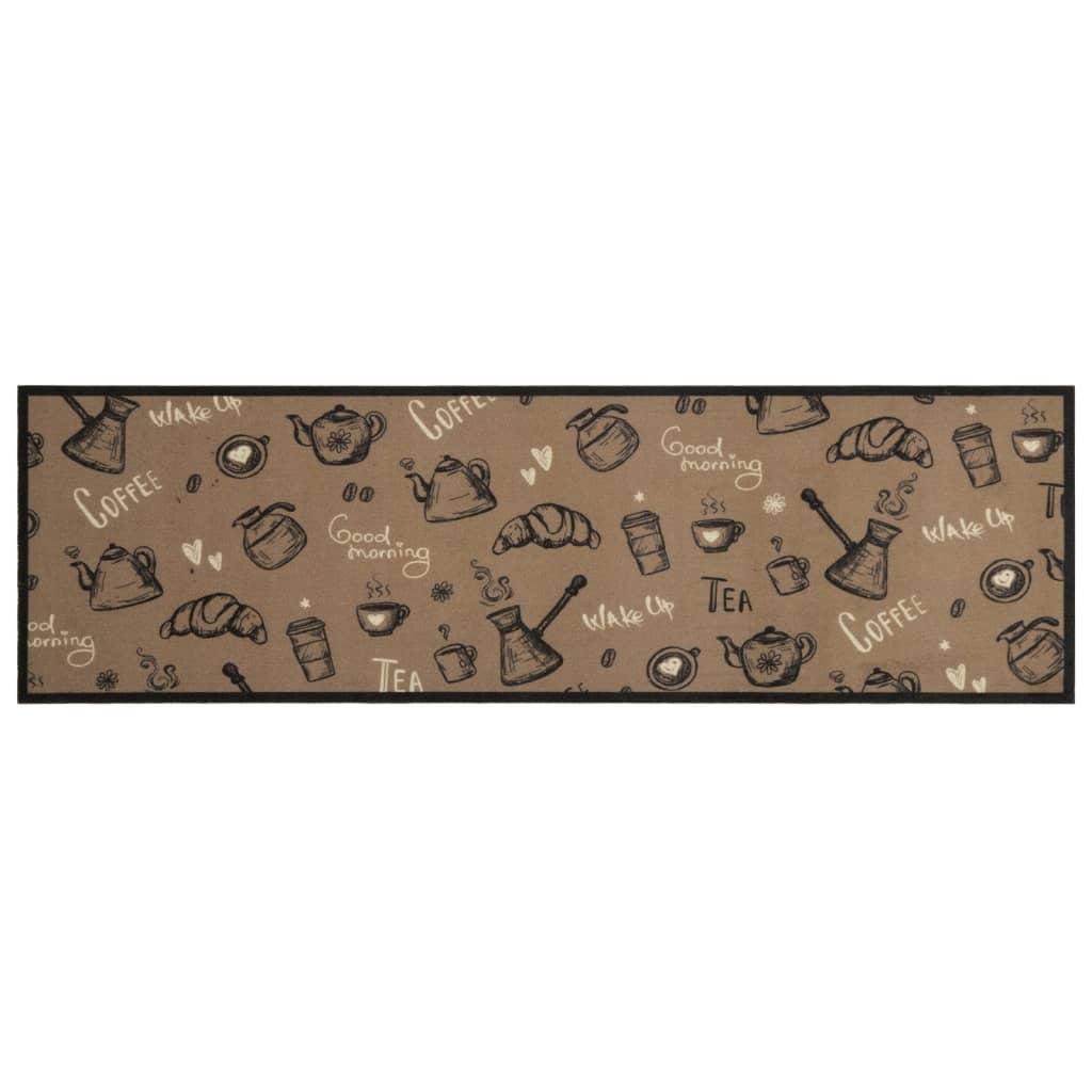 Alfombra de cocina lavable terciopelo Morning