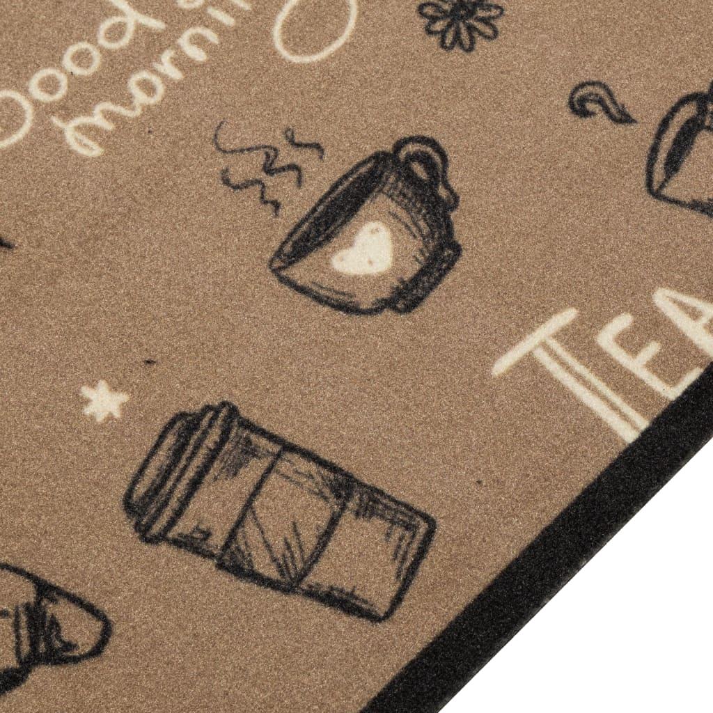 Alfombra de cocina lavable terciopelo Morning