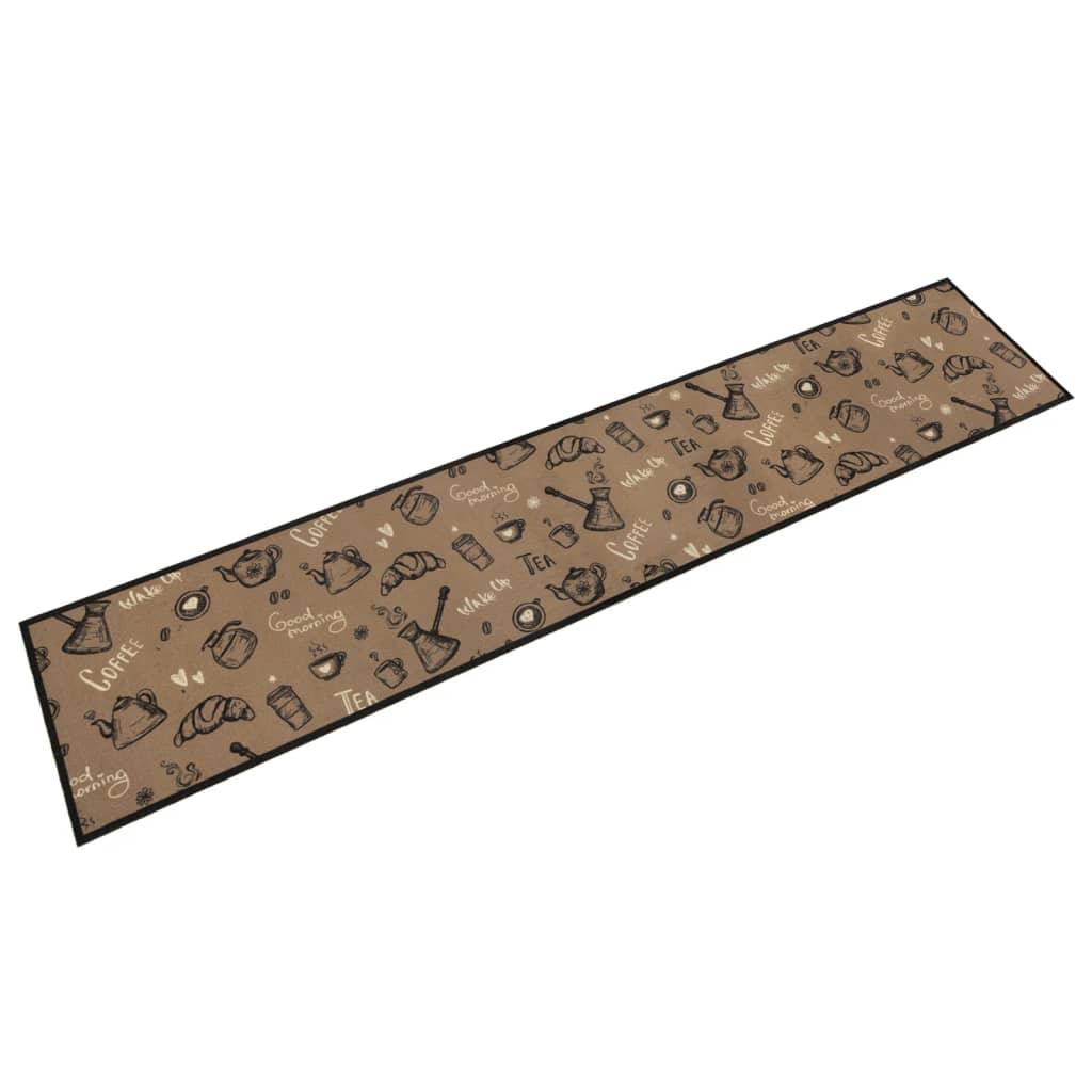 Alfombra de cocina lavable terciopelo Morning