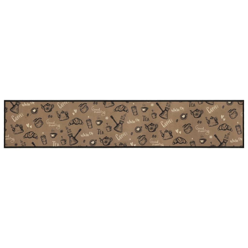 Alfombra de cocina lavable terciopelo Morning
