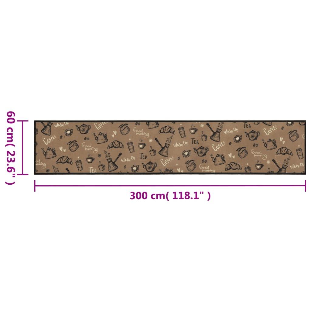 Alfombra de cocina lavable terciopelo Morning