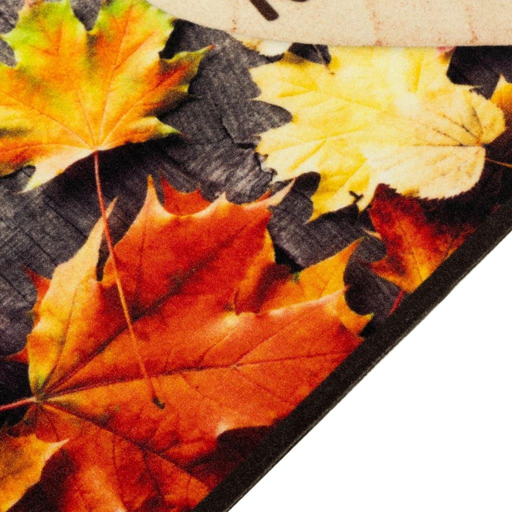 Alfombra de cocina lavable terciopelo otoño 60x300 cm