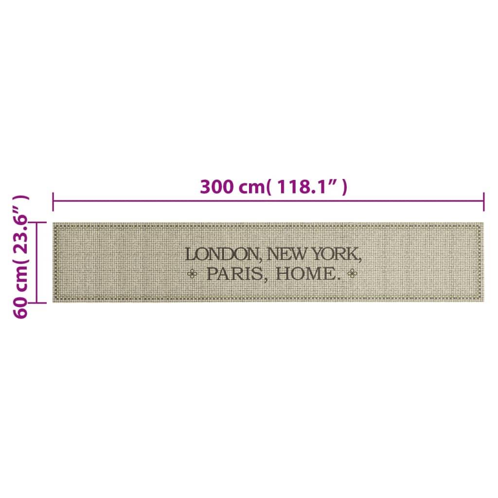 Alfombra de cocina lavable terciopelo Capital Home