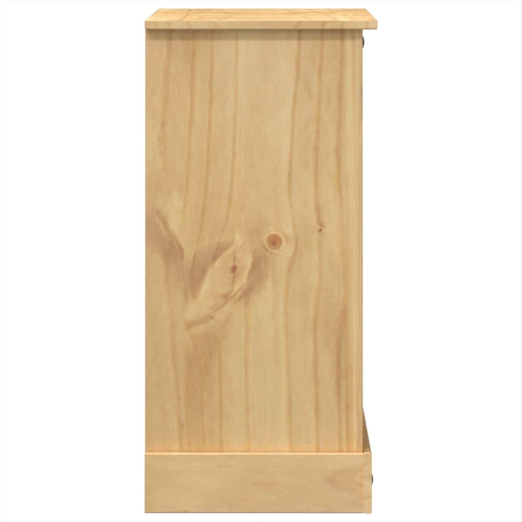Cómoda cajonera Corona madera maciza de pino 80x43x114 cm