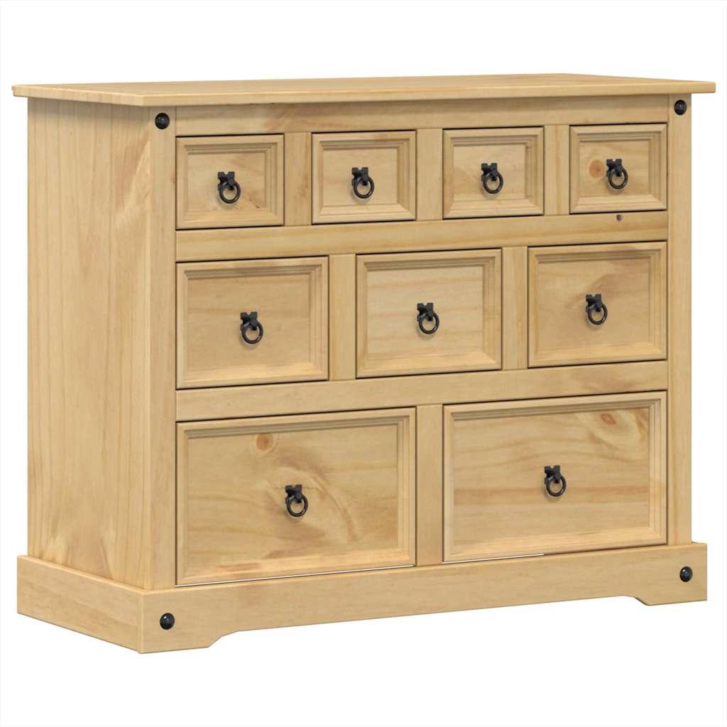 Cómoda cajonera Corona madera maciza de pino