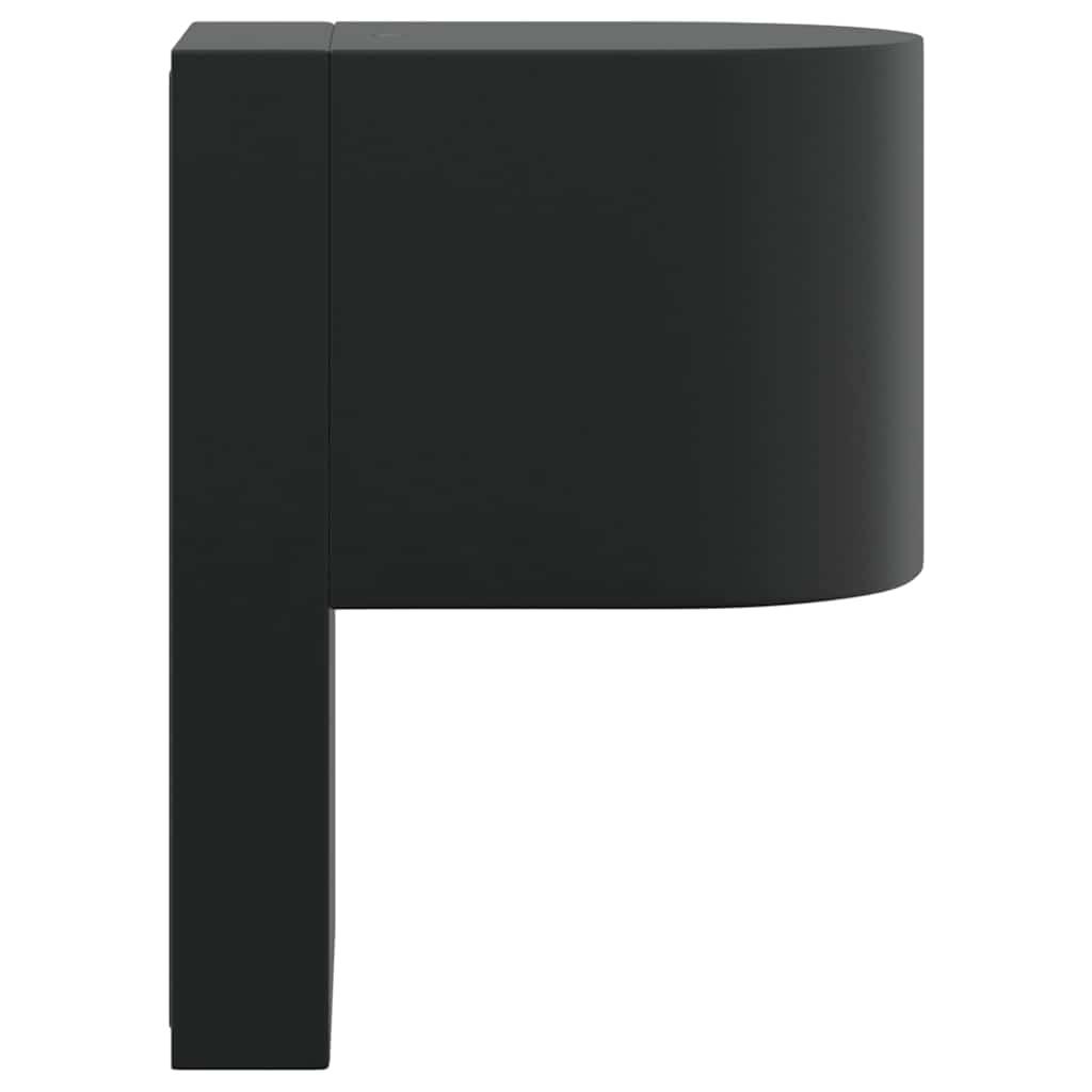 Luz de pared exterior Negro 12 x 7 x 15 cm Acero inoxidable