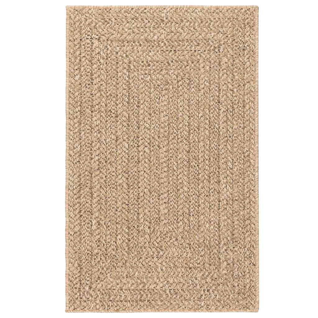 Alfombra ZIZUR apariencia de yute interior y exterior 160x230 cm