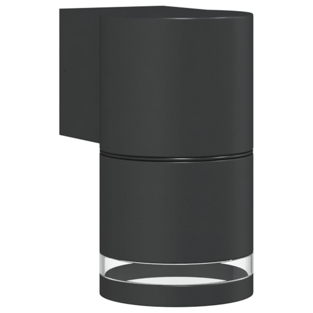 Lámpara de pared de exterior aluminio fundido negro