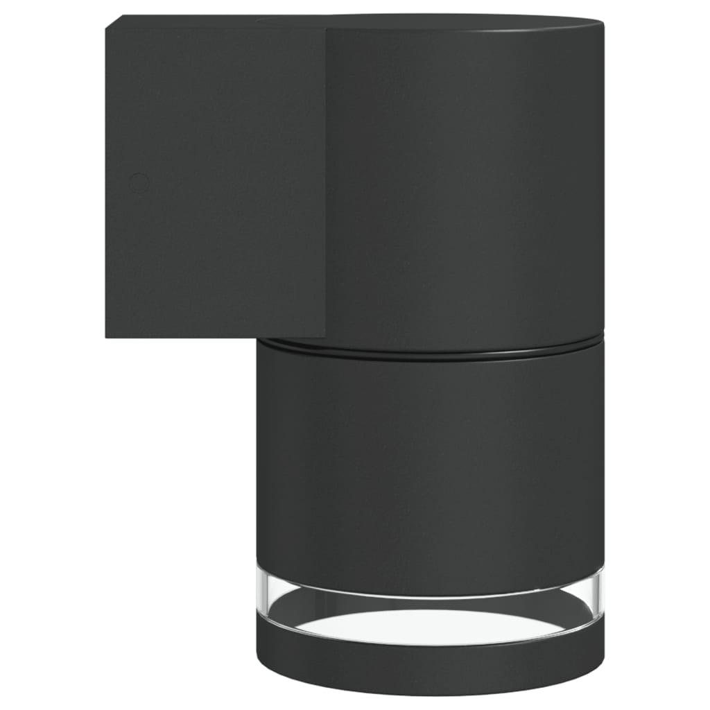 Lámpara de pared de exterior aluminio fundido negro