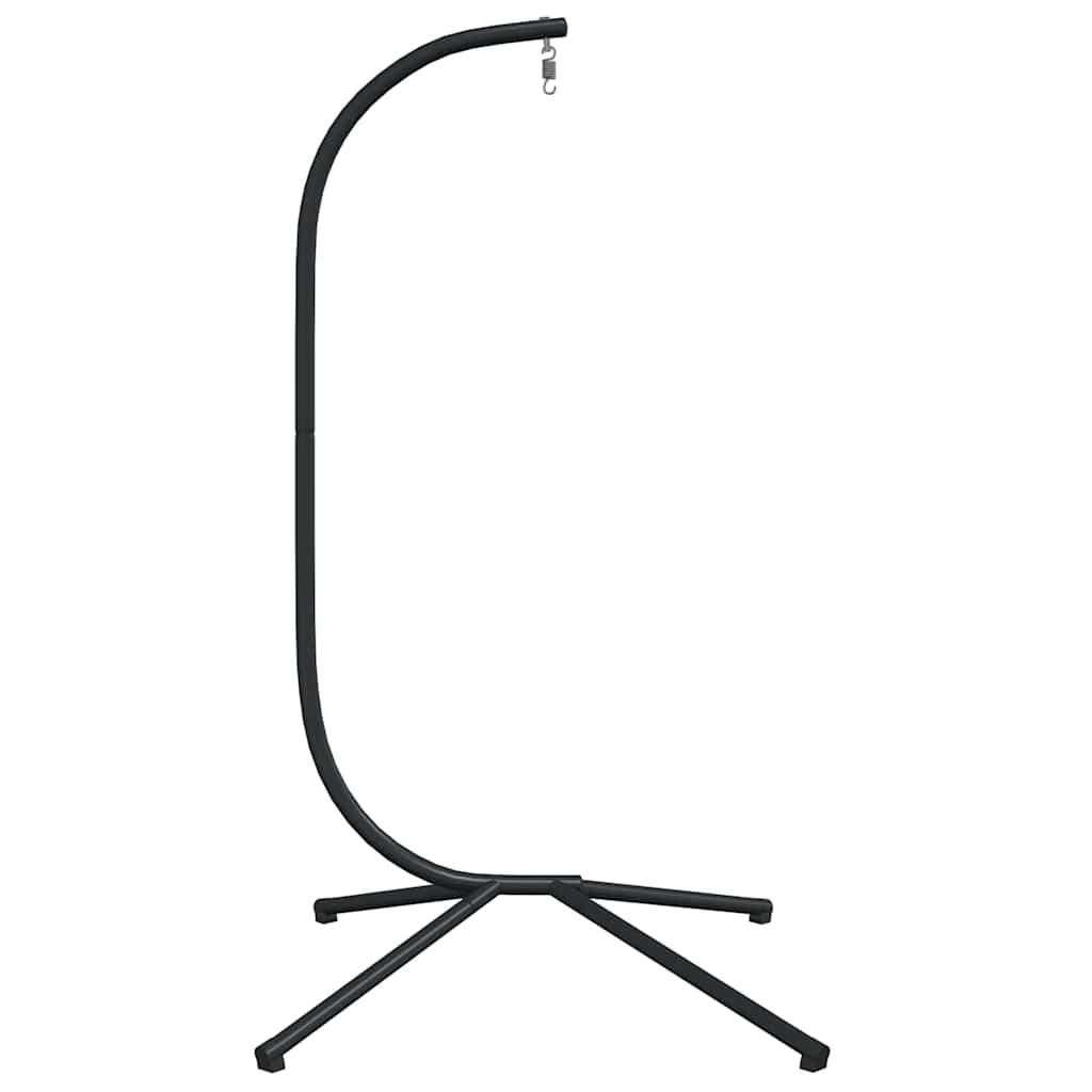 Soporte para Silla Colgante Huevo sin Cesta Antracita Acero