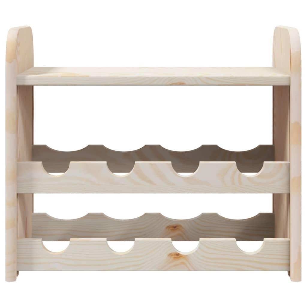 Botellero con tablero superior madera maciza pino 67,5x25x60 cm