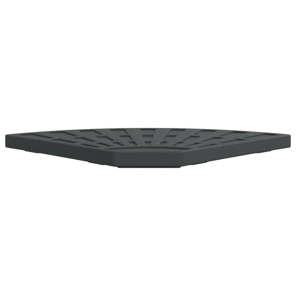 Base de sombrilla con asa para parasoles cruzados