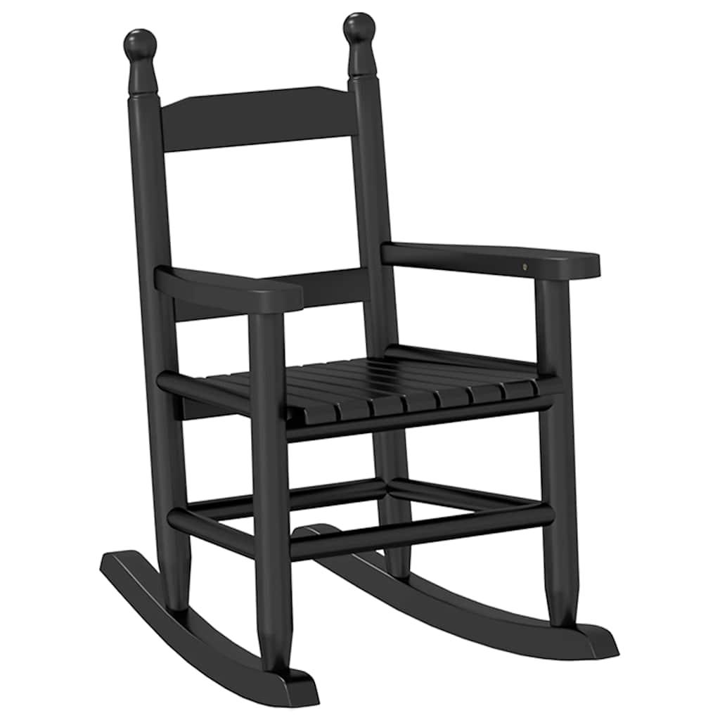 Mecedora para niños madera maciza de álamo