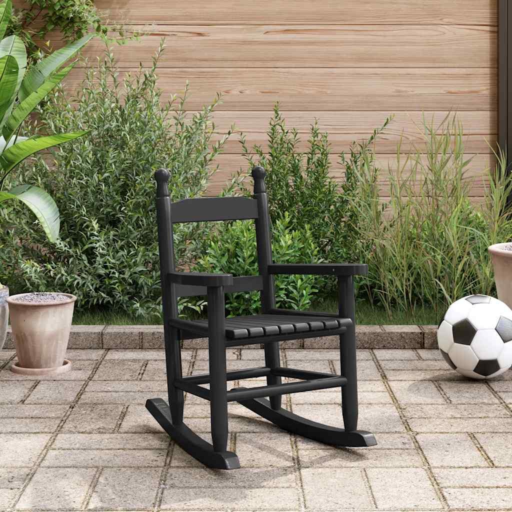 Mecedora para niños madera maciza de álamo