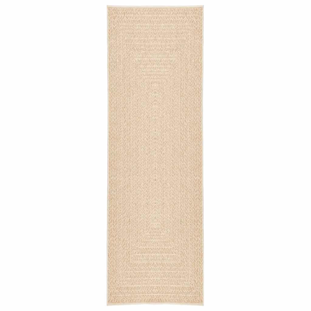 Alfombra ZIZUR apariencia de yute interior y exterior 160x230 cm