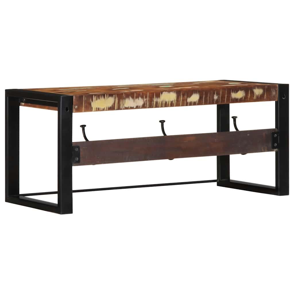 Perchero multicolor madera maciza reciclada