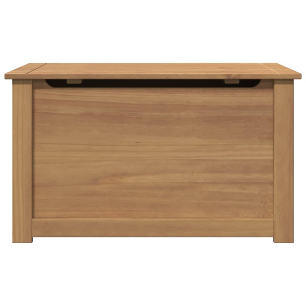 Baúl almacenaje con tapa PANAMA madera maciza pino 79x42x46 cm