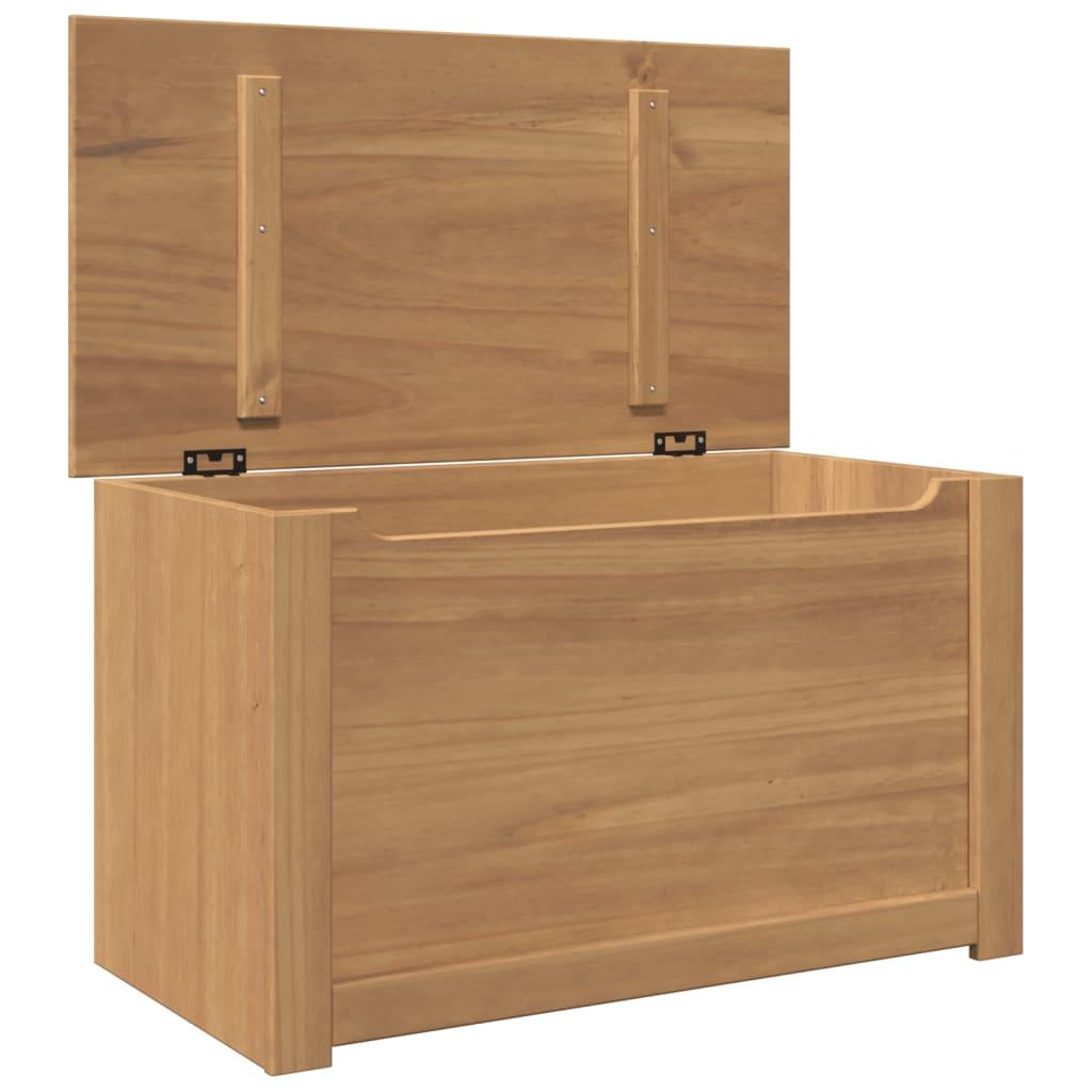Baúl almacenaje con tapa PANAMA madera maciza pino 79x42x46 cm