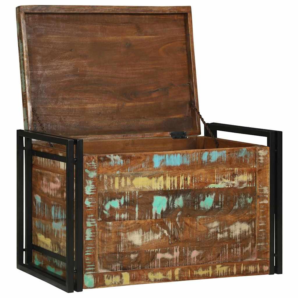 Caja de Almacenamiento 80 x 50 x 50 cm madera reciclada