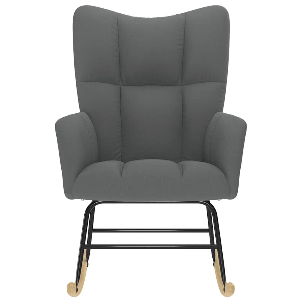 Silla mecedora de tela