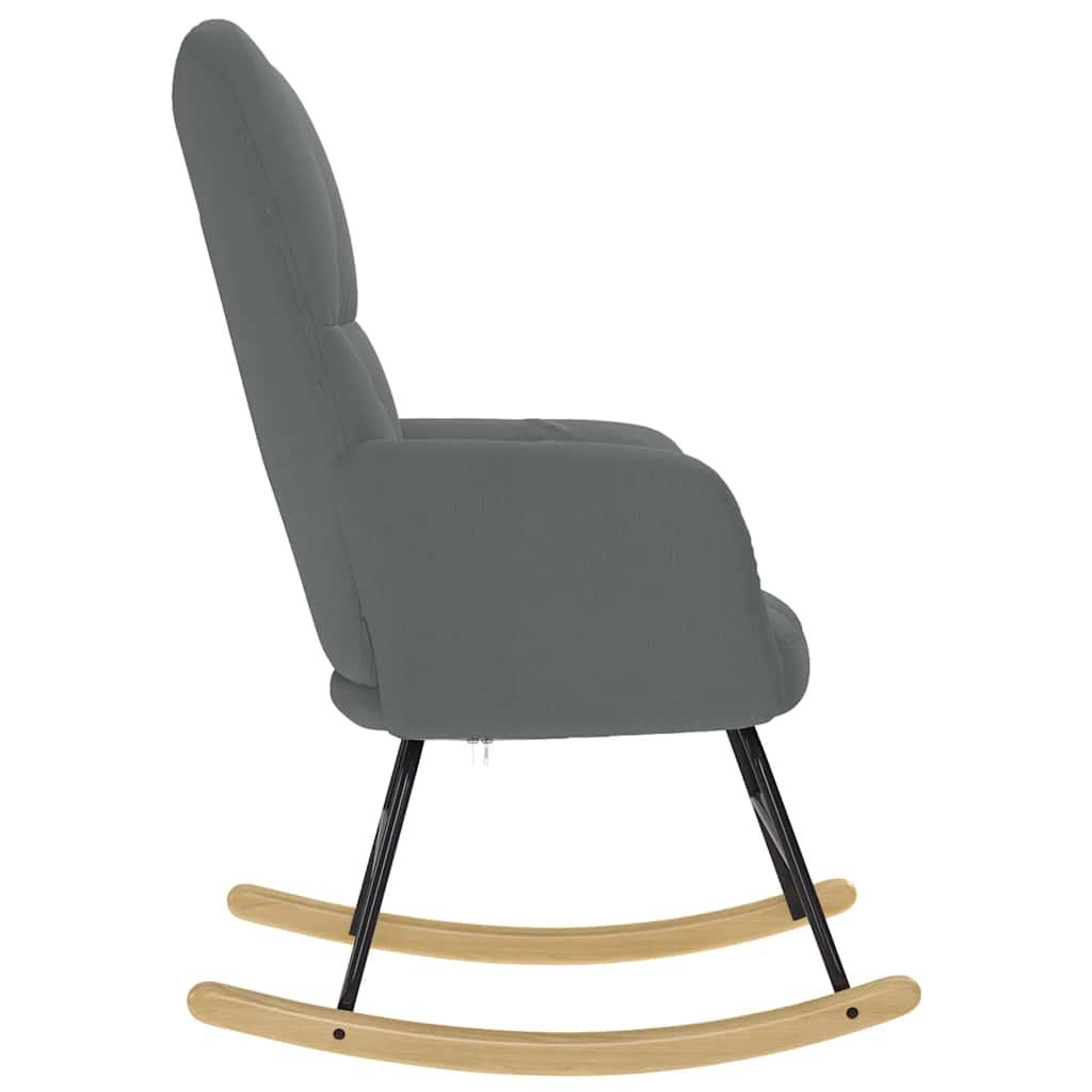 Silla mecedora de tela