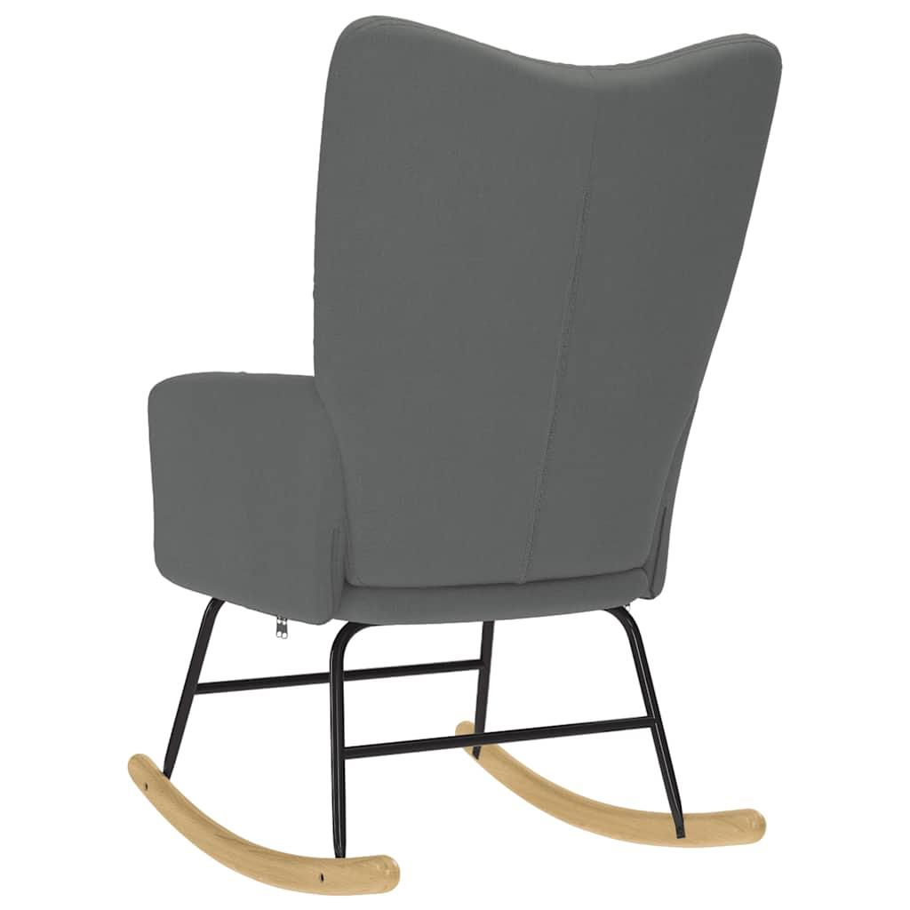 Silla mecedora de tela