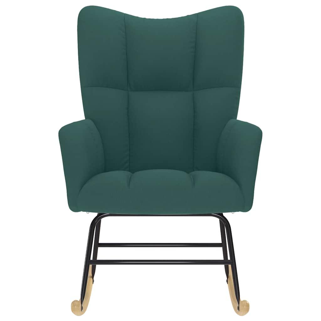 Silla mecedora de tela