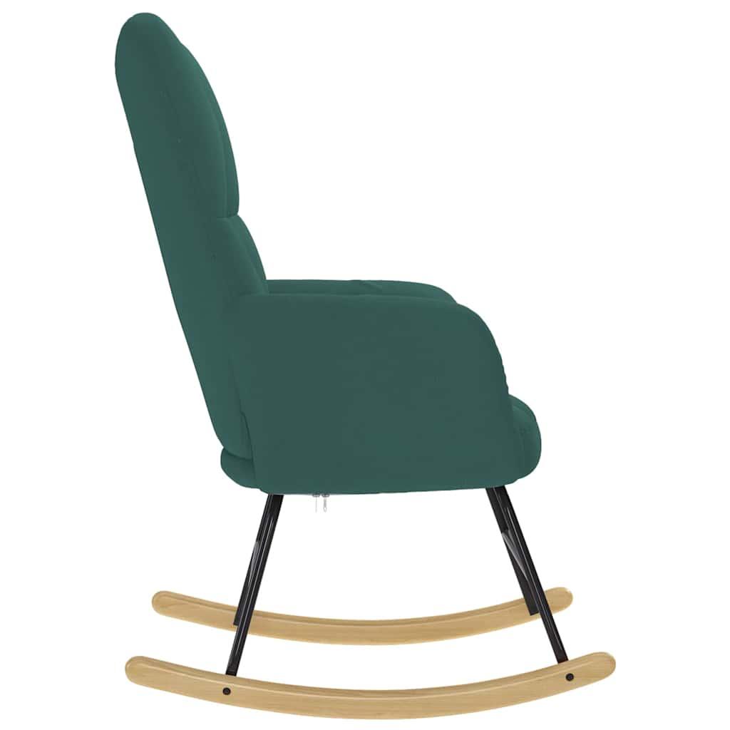 Silla mecedora de tela