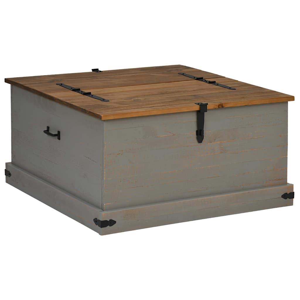 Baúl de almacenamiento HALDEN 91x91x47 cm madera maciza