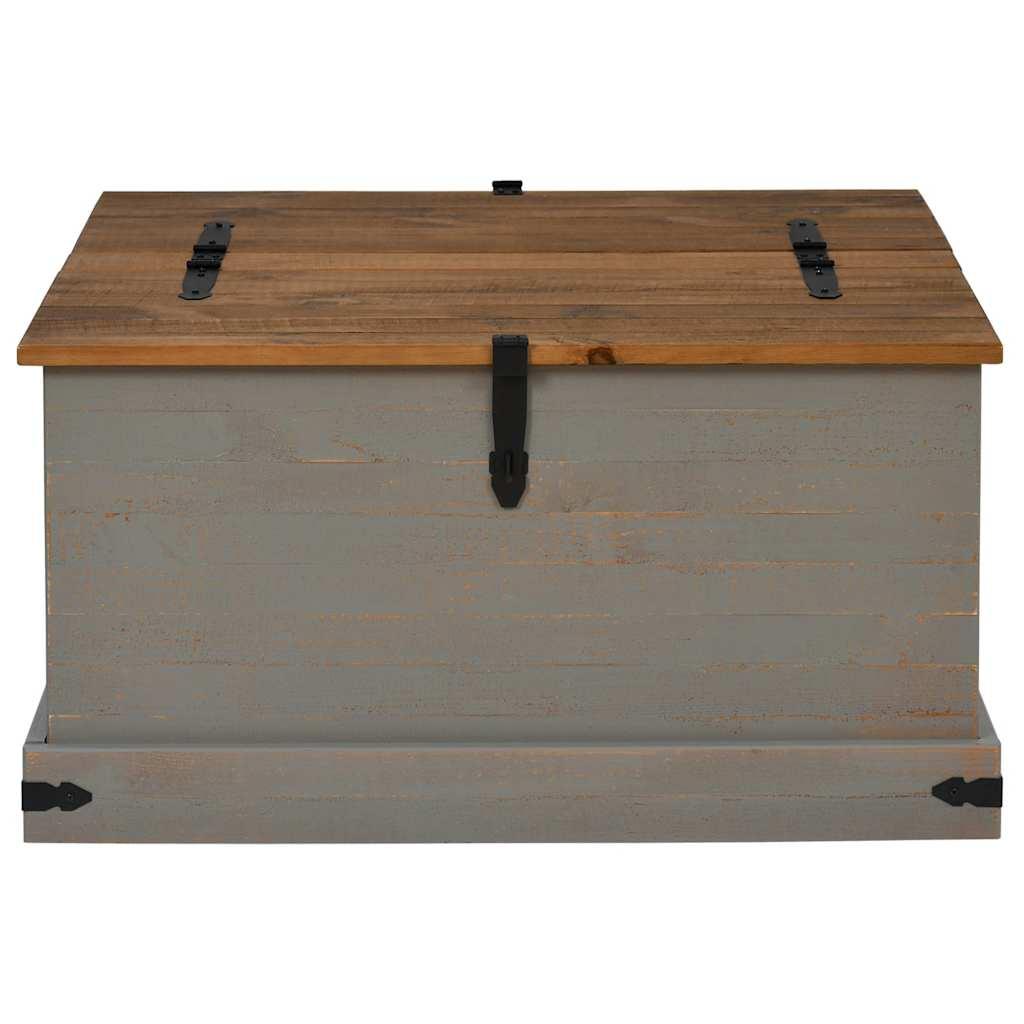 Baúl de almacenamiento HALDEN 91x91x47 cm madera maciza
