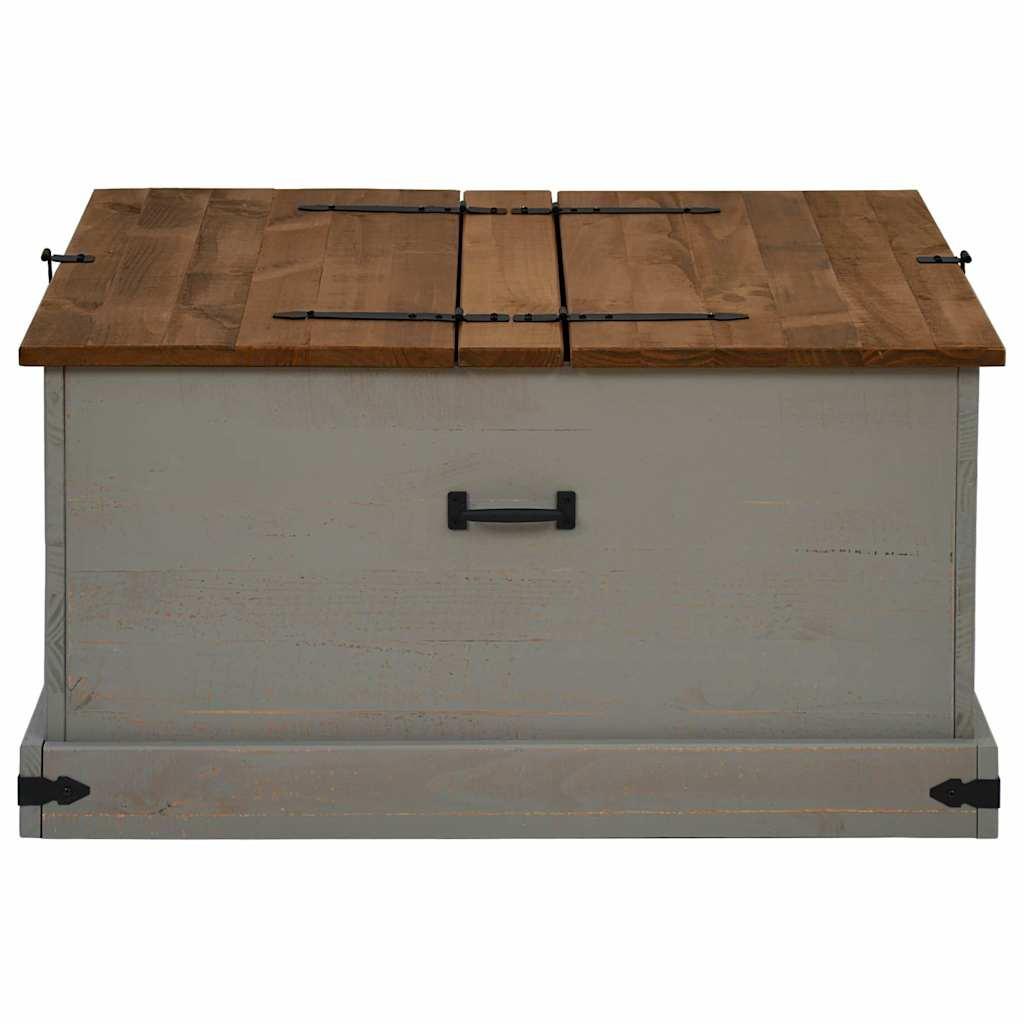 Baúl de almacenamiento HALDEN 91x91x47 cm madera maciza