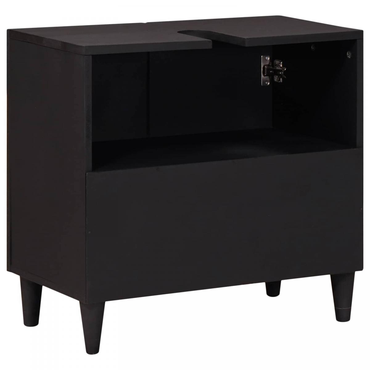Mueble de lavabo con almacenamiento Multicolor 62 x 33 x 58 cm