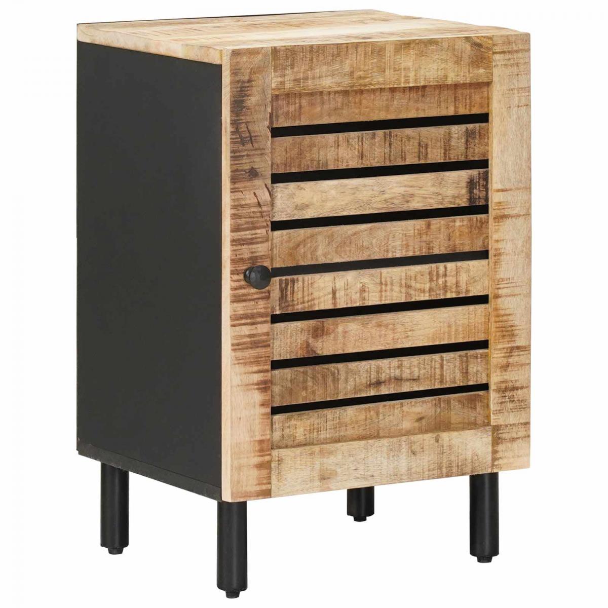 Mueble de Cuarto de Baño Marrón y Negro 38 x 33,5 x 58 cm