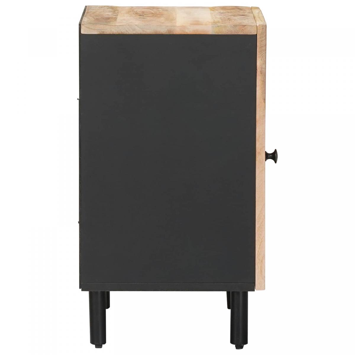 Mueble de Cuarto de Baño Marrón y Negro 38 x 33,5 x 58 cm