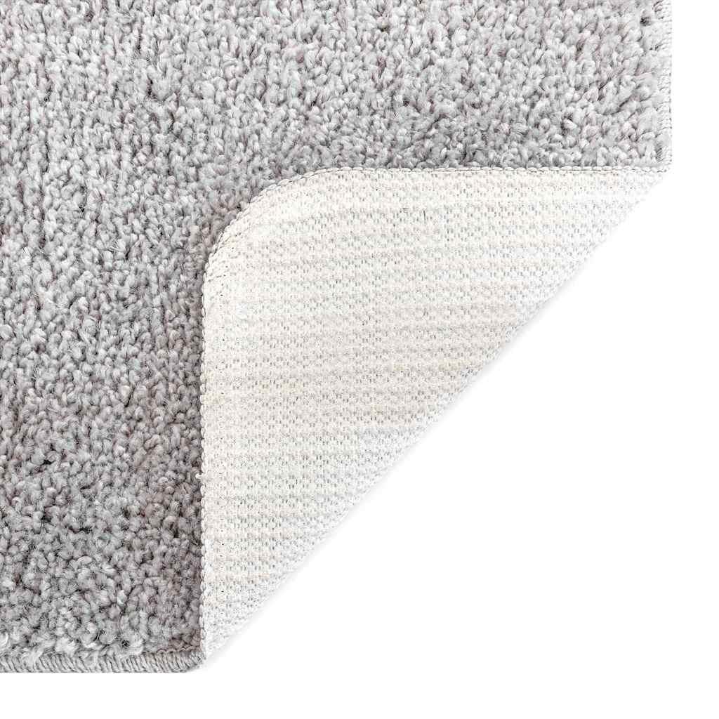 Alfombra antideslizante para baño con corte para inodoro