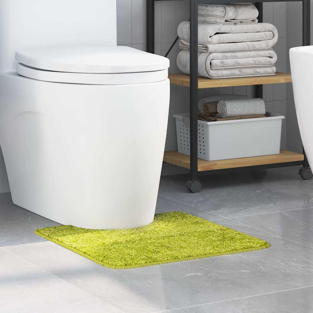 Alfombra antideslizante para baño con corte para inodoro