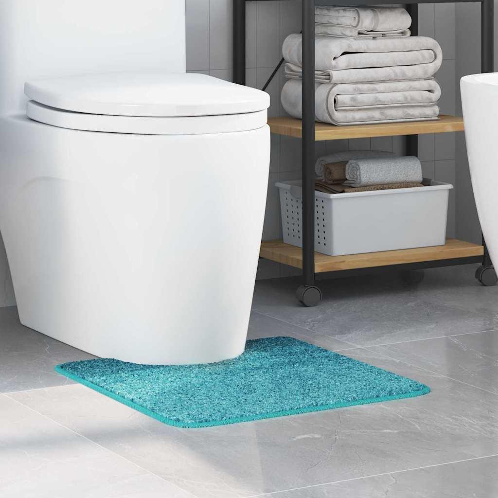 Alfombra antideslizante para baño con corte para inodoro PP