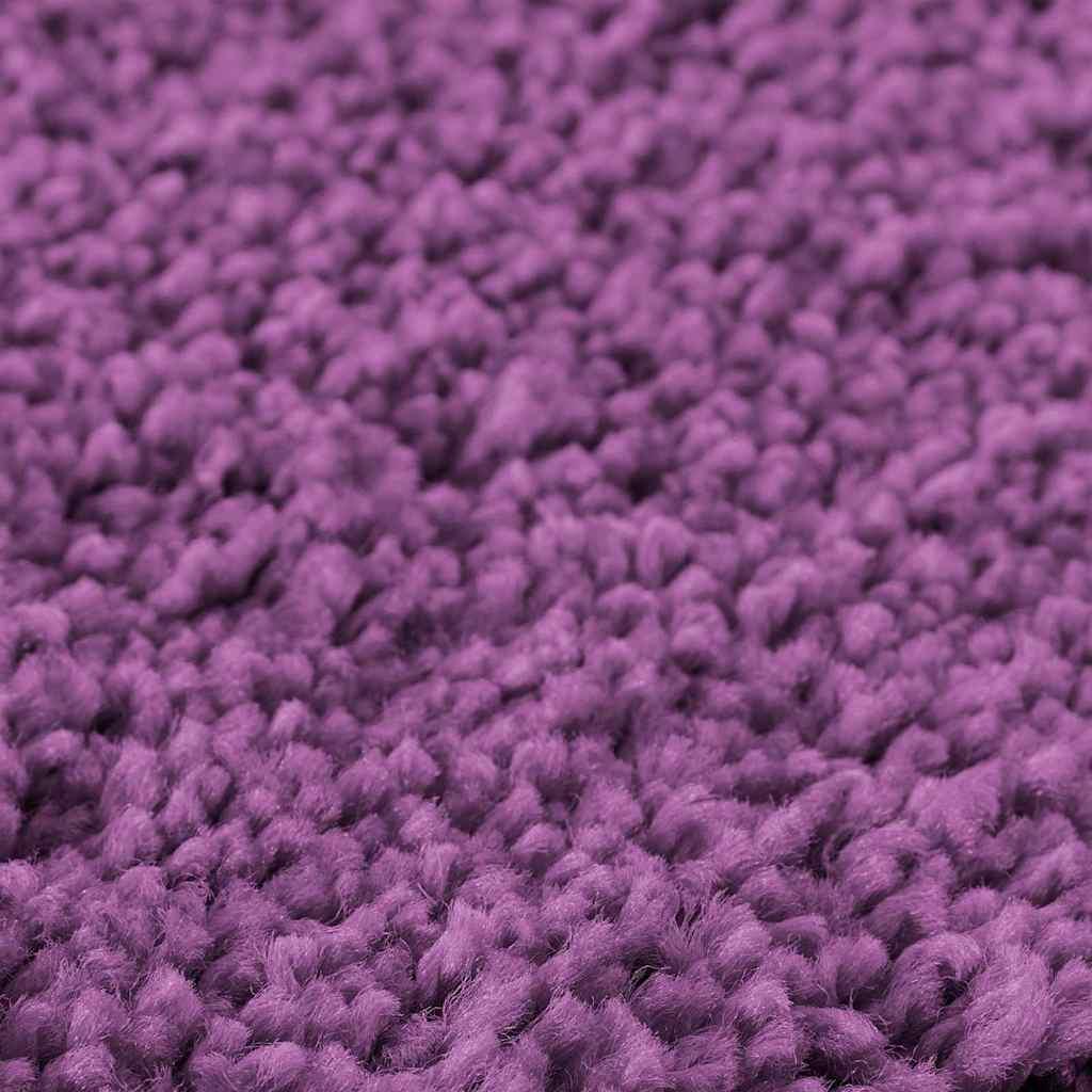 Alfombra antideslizante para baño con corte para inodoro Morado