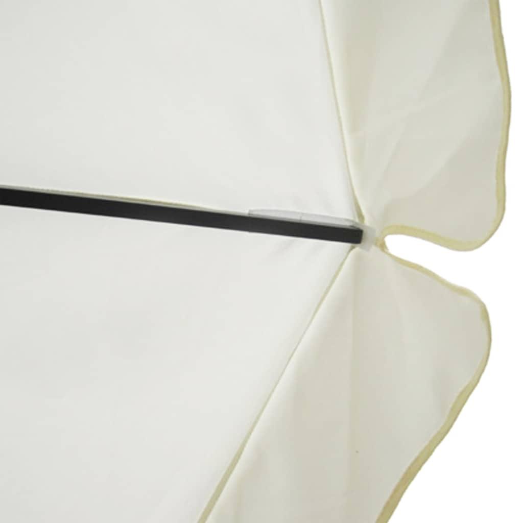 Sombrilla de aluminio gris antracita 200x224 cm