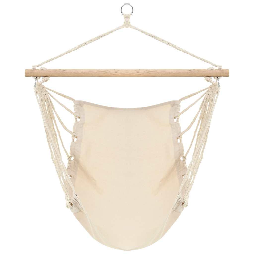 Columpio/Hamaca grande de tela blanco crema
