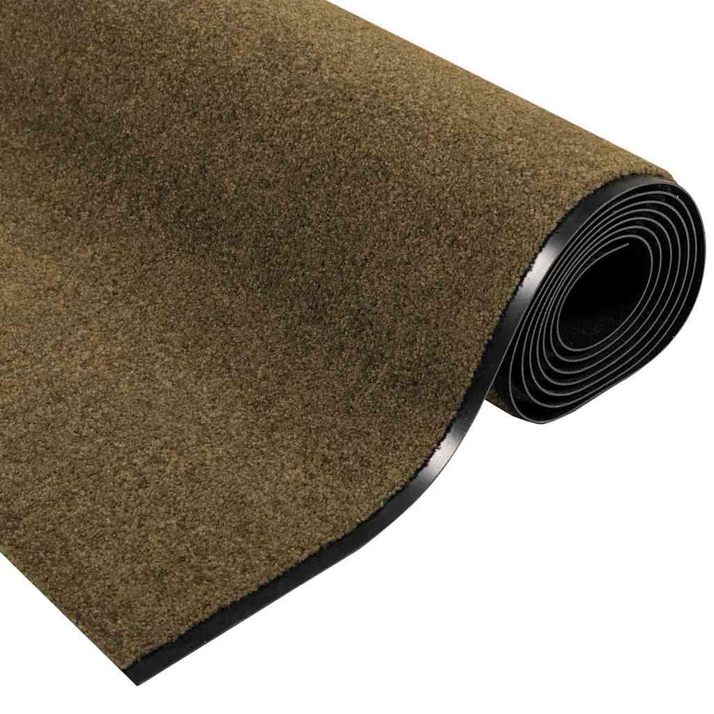 Felpudo Antracita y Negro 120 x 400 cm 100% Poliamida
