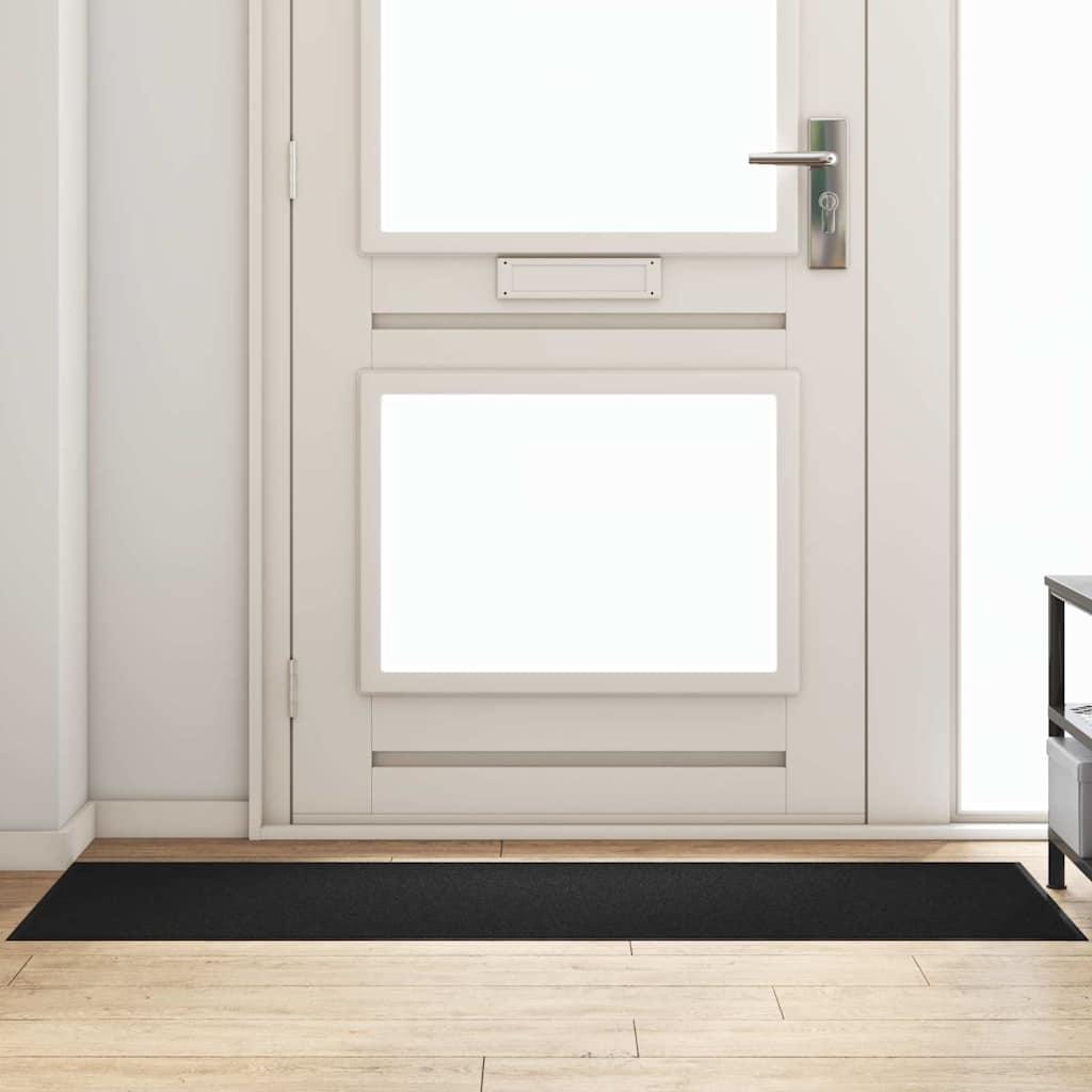 Felpudo Antracita y Negro 120 x 400 cm 100% Poliamida