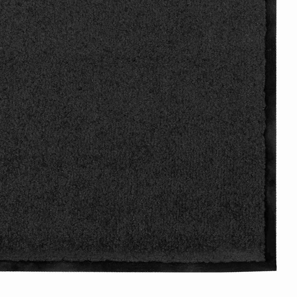 Felpudo Antracita y Negro 120 x 400 cm 100% Poliamida
