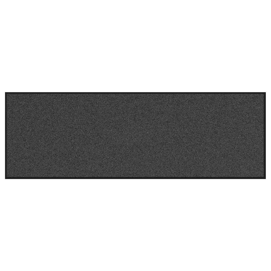 Felpudo Antracita y Negro 120 x 400 cm 100% Poliamida