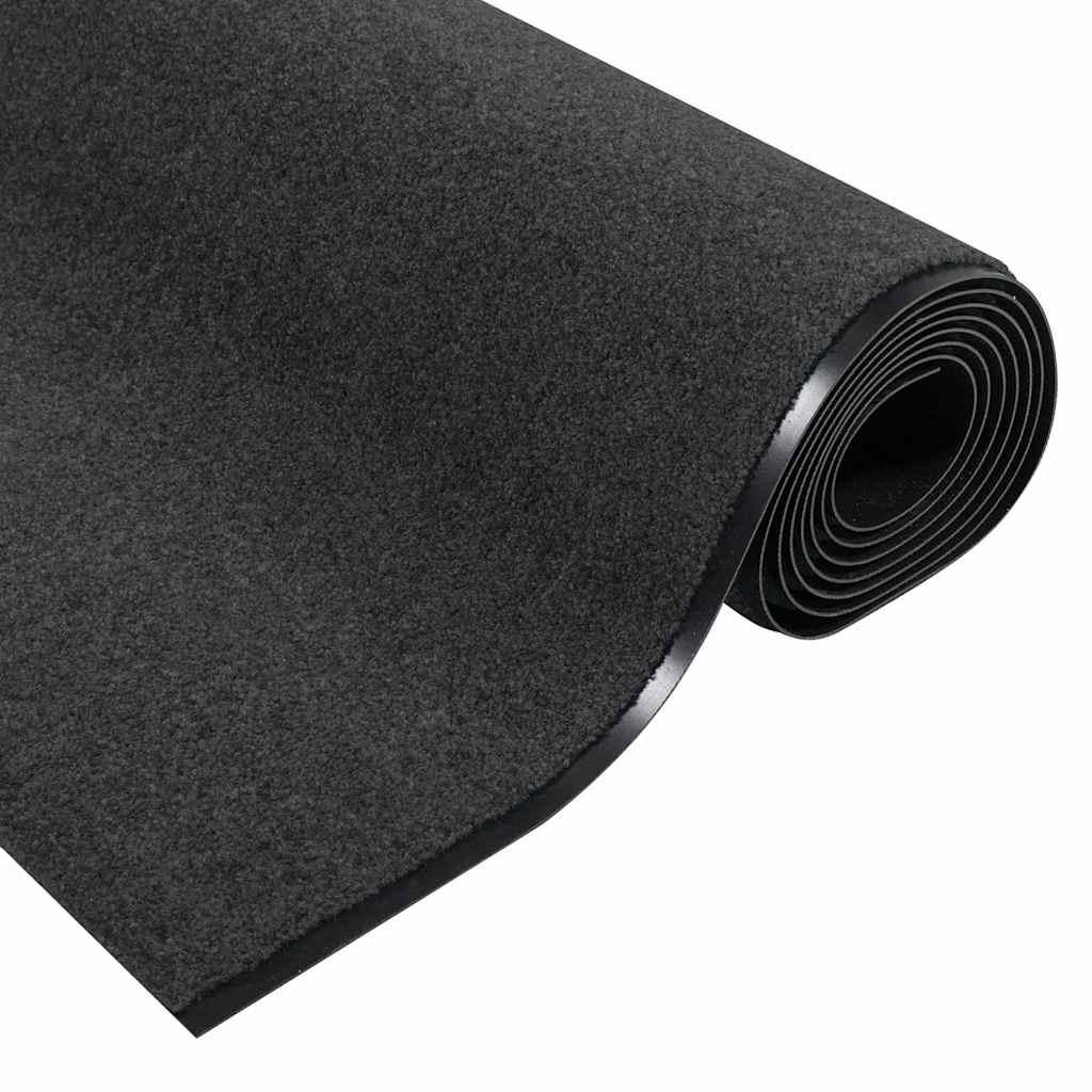 Felpudo Antracita y Negro 120 x 400 cm 100% Poliamida